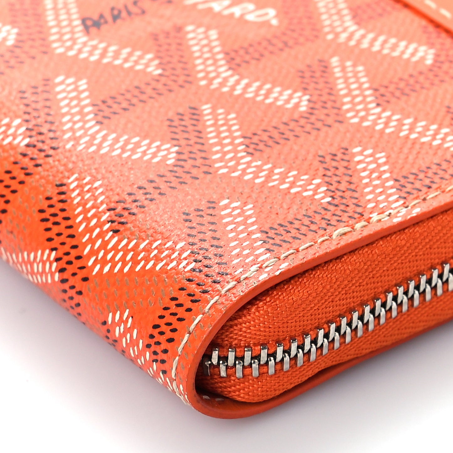Goyardine Matignon PM Wallet Orange