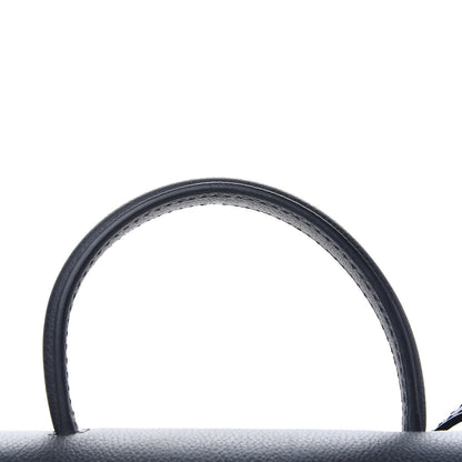 Versace Grained Calfskin Small La Medusa Top Handle Bag Black Lilac 9 of 9