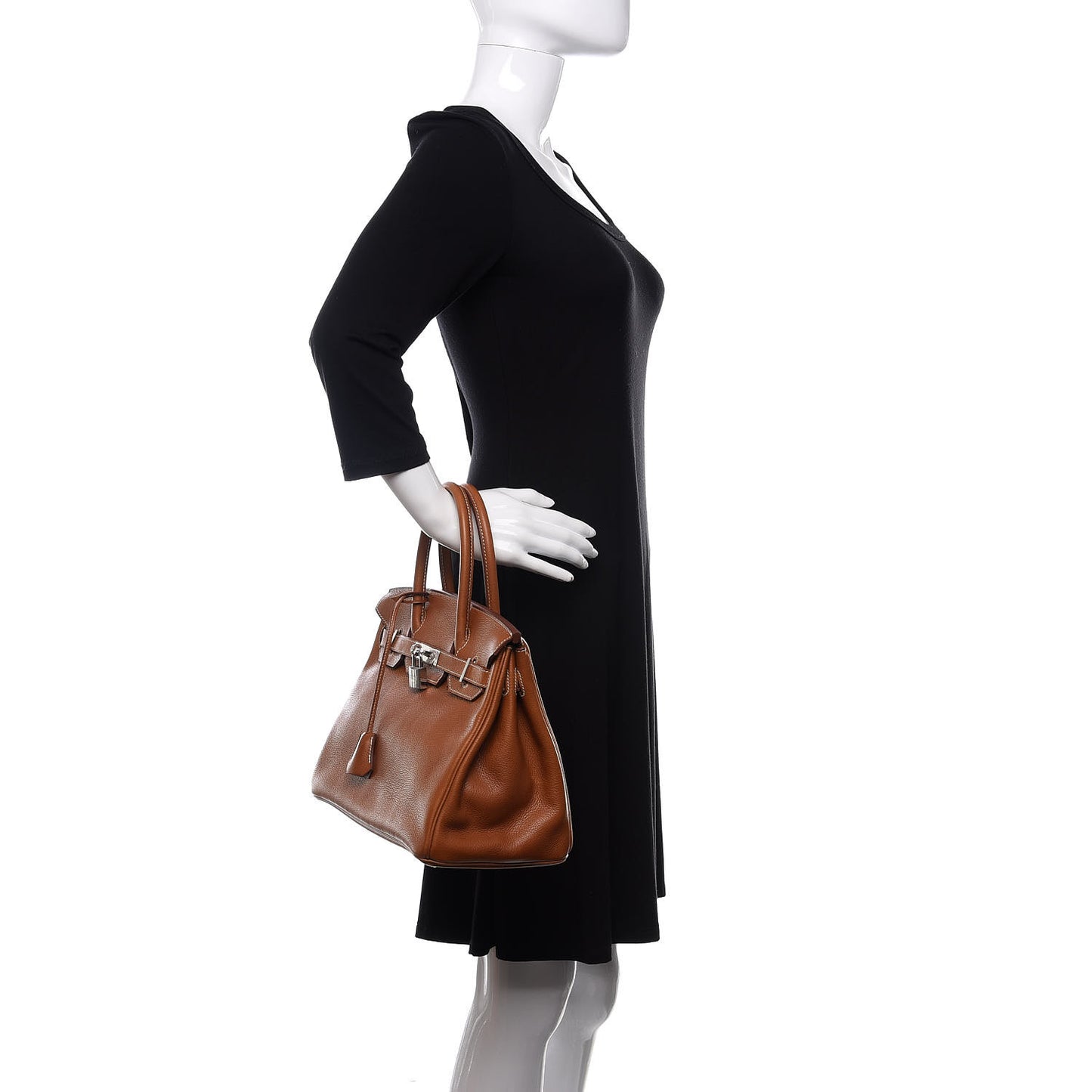 Natural Barenia Faubourg Birkin 30 Fauve