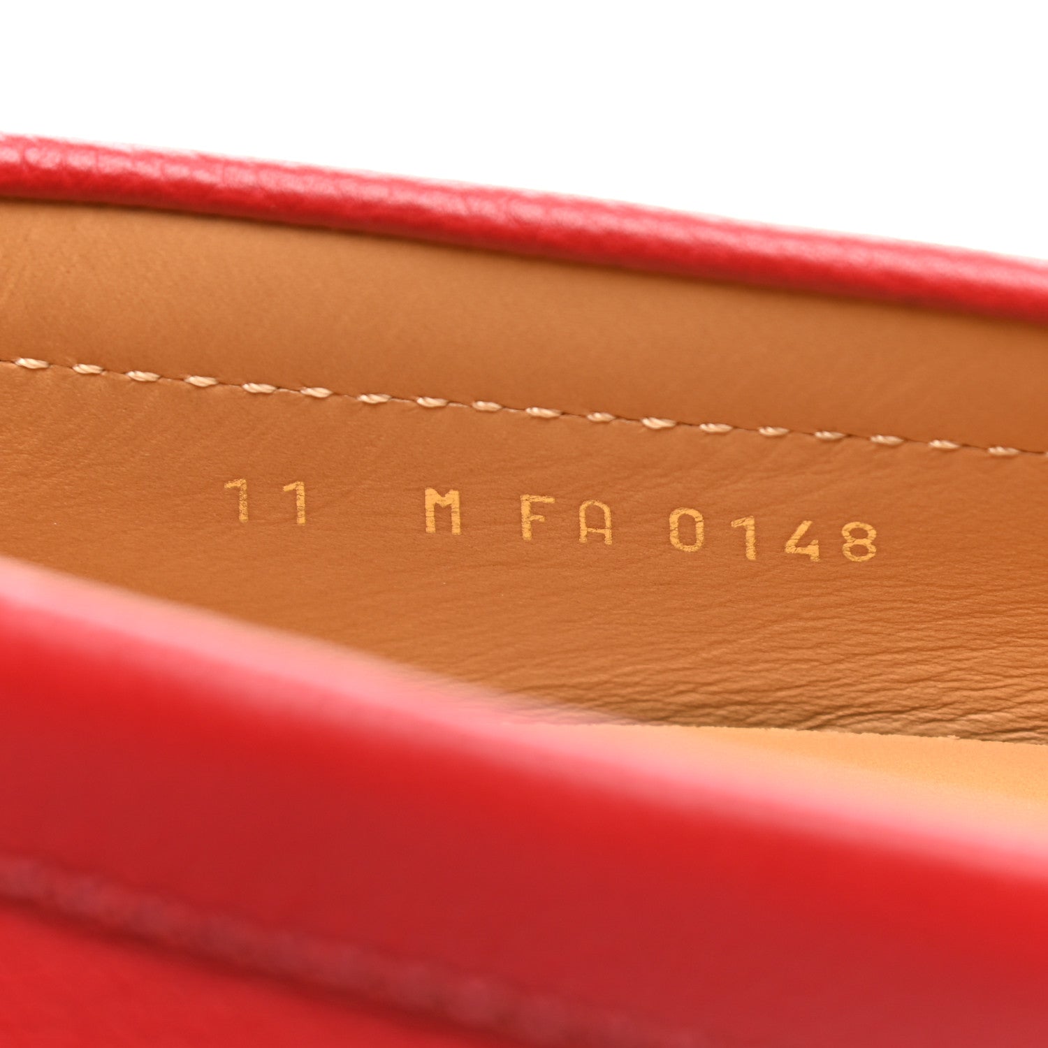 Louis Vuitton Calfskin Mens Monte Carlo Car Shoe Moccasin Loafers 11 Red 8 of 8