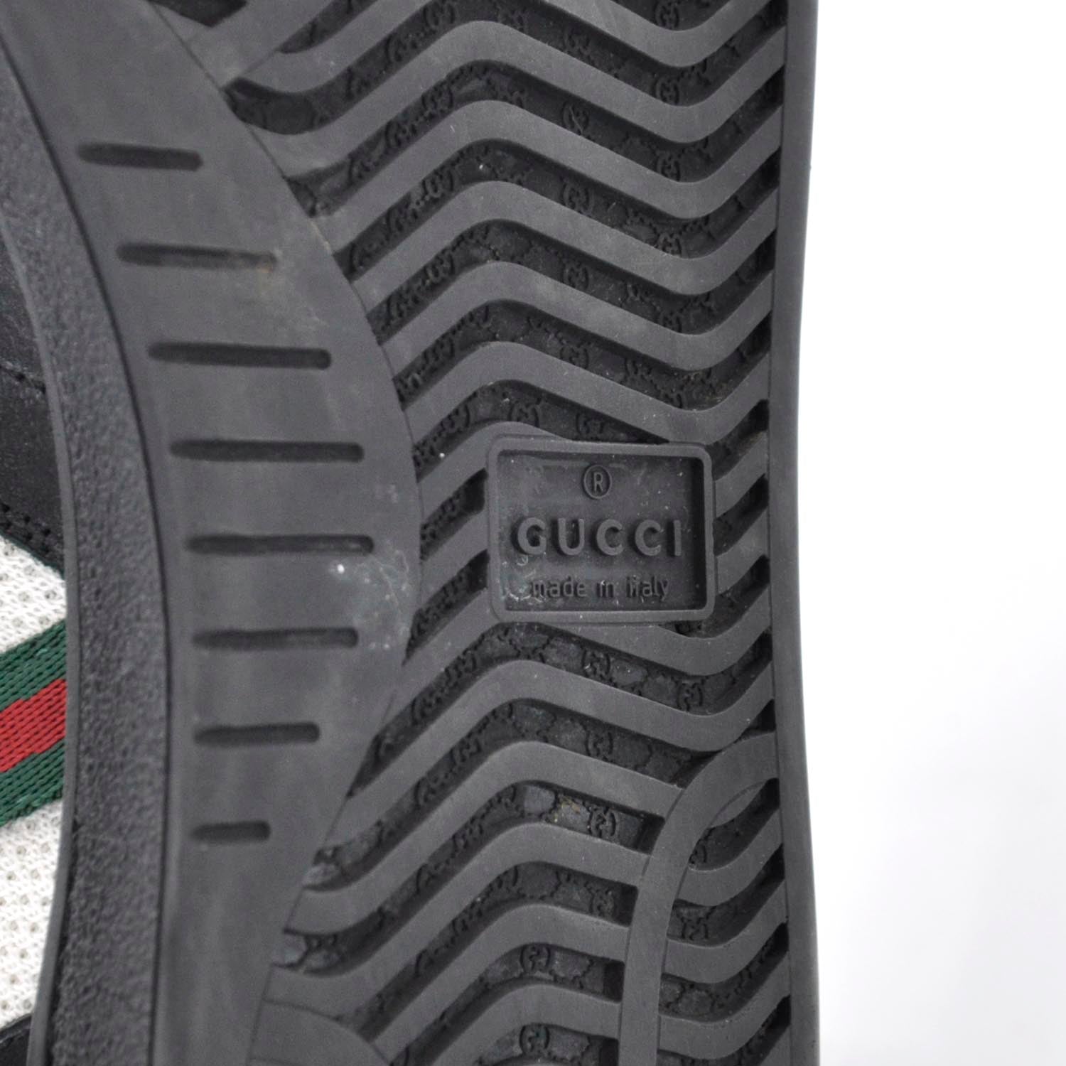 Gucci Mens Leather Tech Fabric Sneakers 7.5 6 of 6
