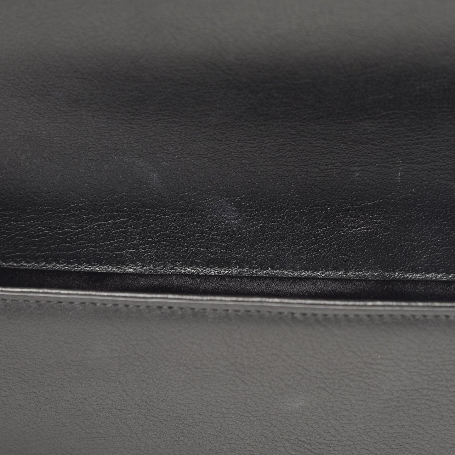 Calfskin Monogram Large Belle De Jour Clutch Black