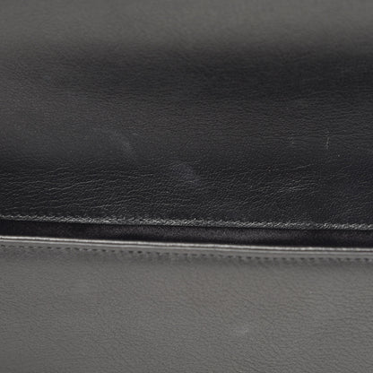 Saint Laurent Calfskin Monogram Large Belle De Jour Clutch Black 8 of 8