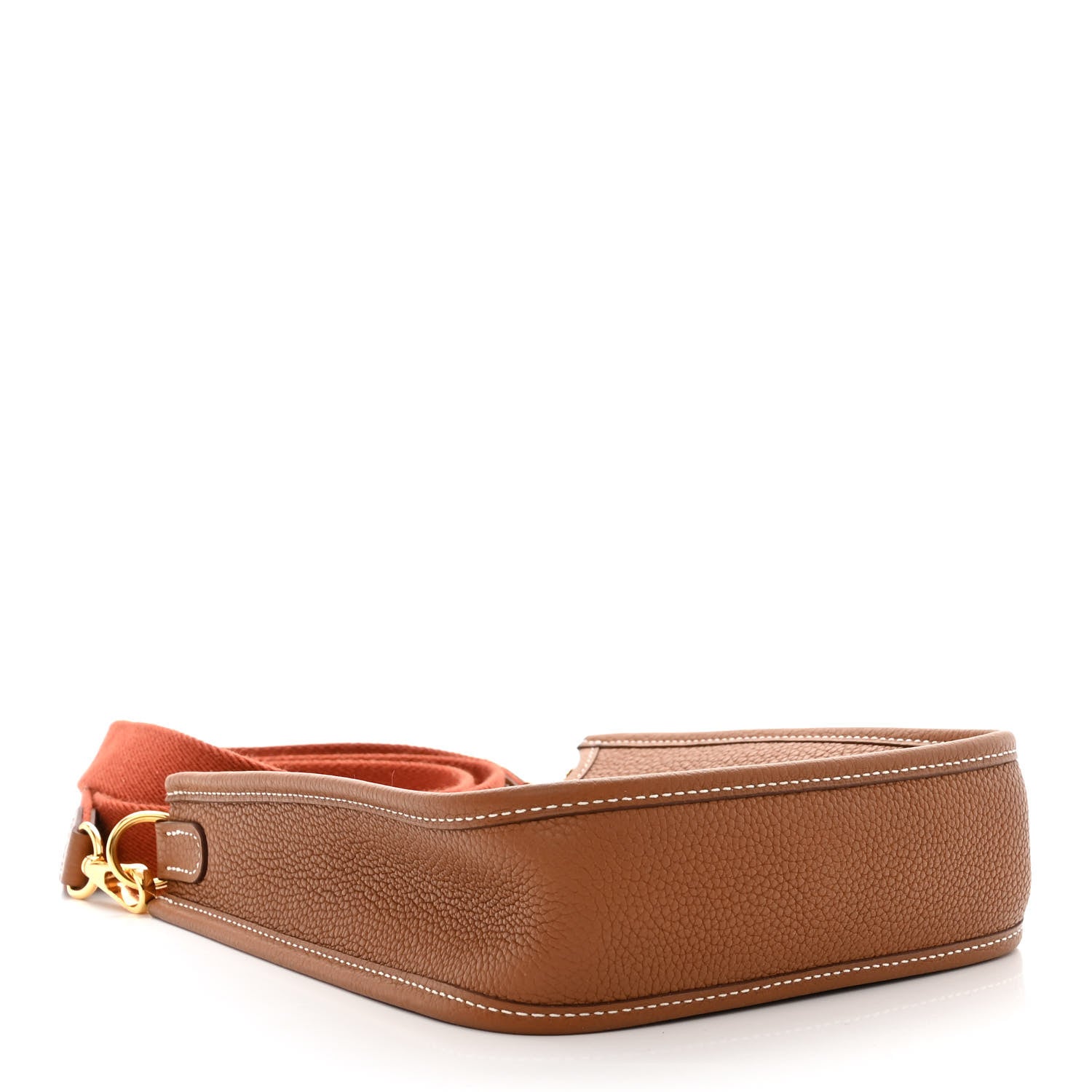 Hermes Taurillon Clemence Amazone Evelyne TPM Gold Cuivre 4 of 11