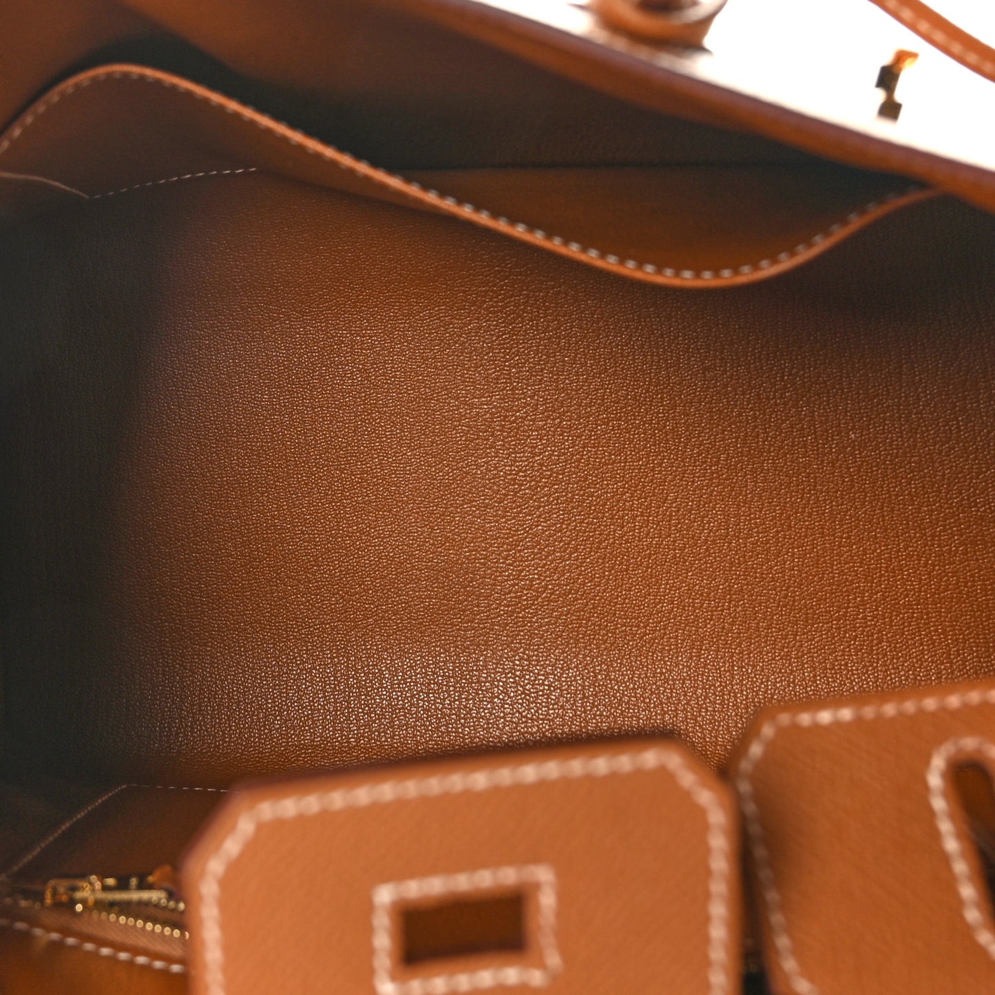 Epsom Birkin Sellier 25 Gold