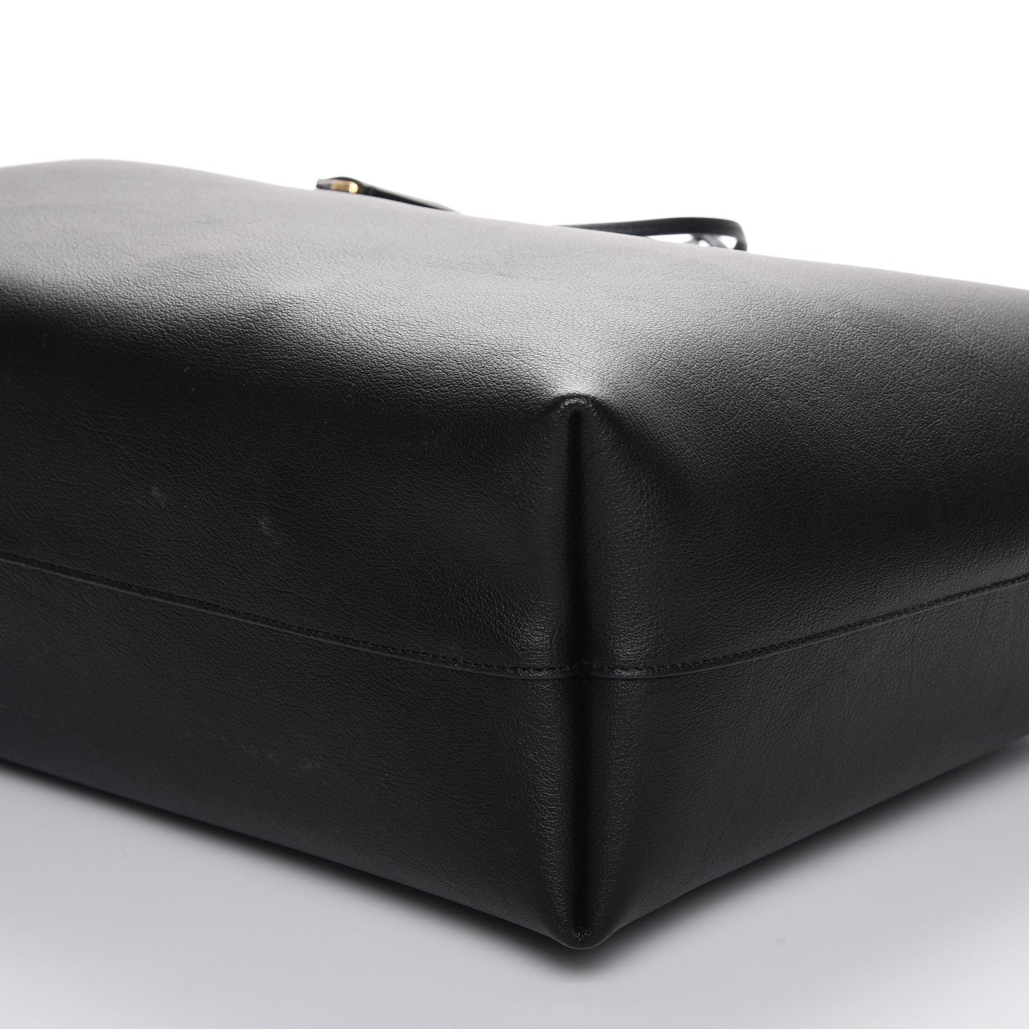 Saint Laurent Calfskin Large Shopping Tote Black 13 of 13