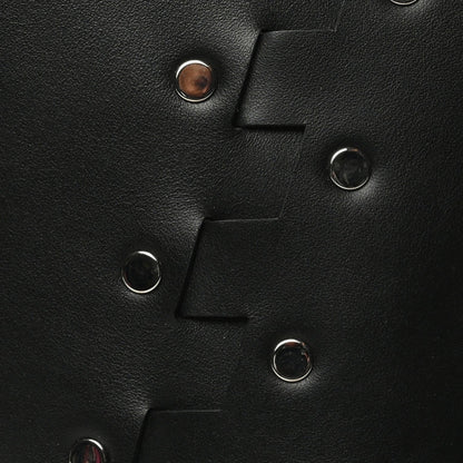 Proenza Schouler Calfskin Medium Studded Hex Bucket Black 6 of 8