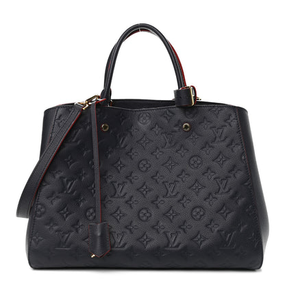 Louis Vuitton Empreinte Montaigne GM Marine Rouge 1 of 11