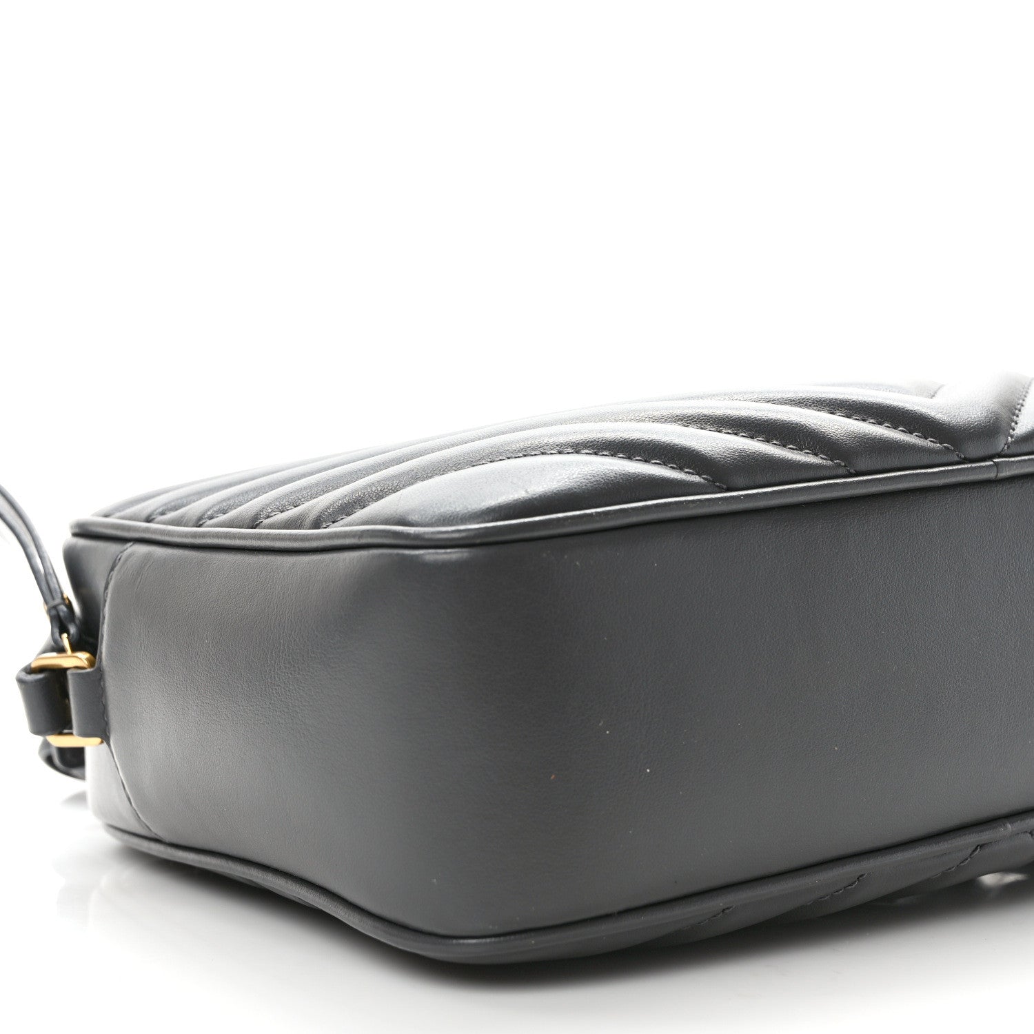Saint Laurent Calfskin Matelasse Monogram Lou Camera Bag Storm 8 of 9