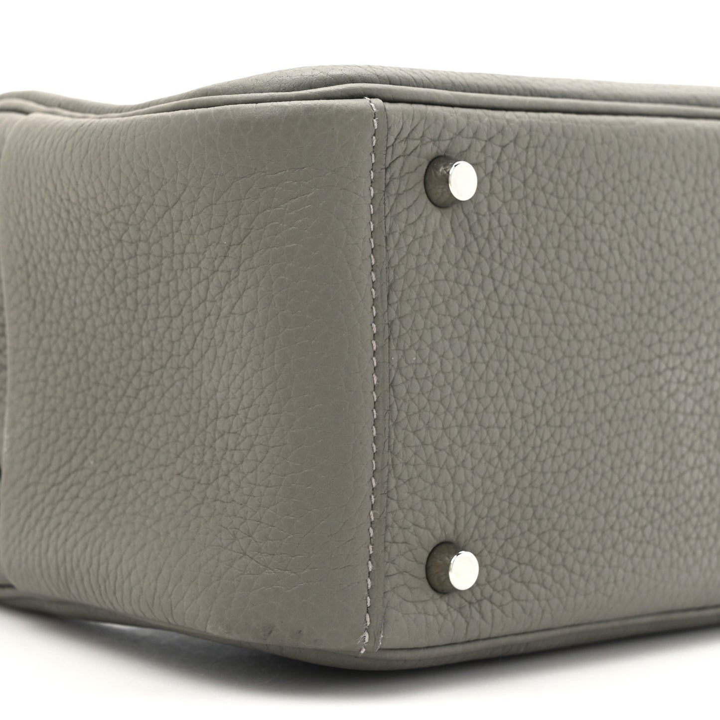 Taurillon Clemence Mini Lindy 20 Gris Meyer