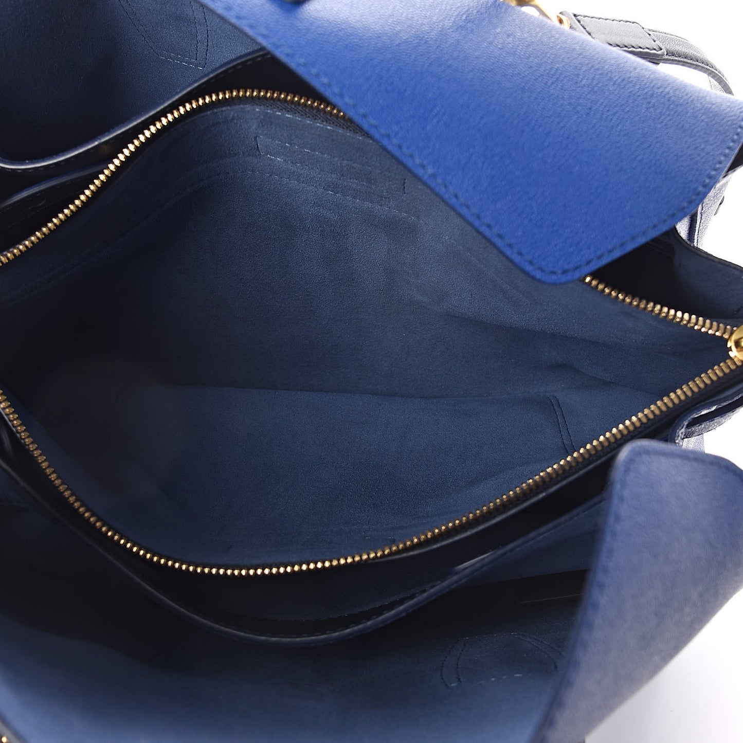 Grained Calfskin Medium Milla Tote Bllue