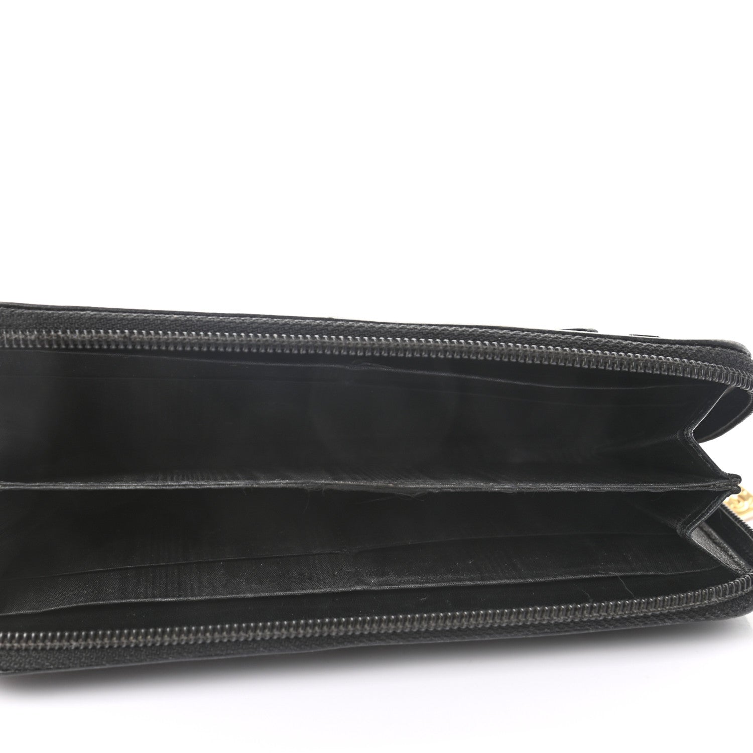 Chanel Caviar Large Timeless CC Zip Around Wallet Black 5 of 8