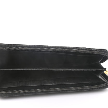 Chanel Caviar Large Timeless CC Zip Around Wallet Black 5 of 8