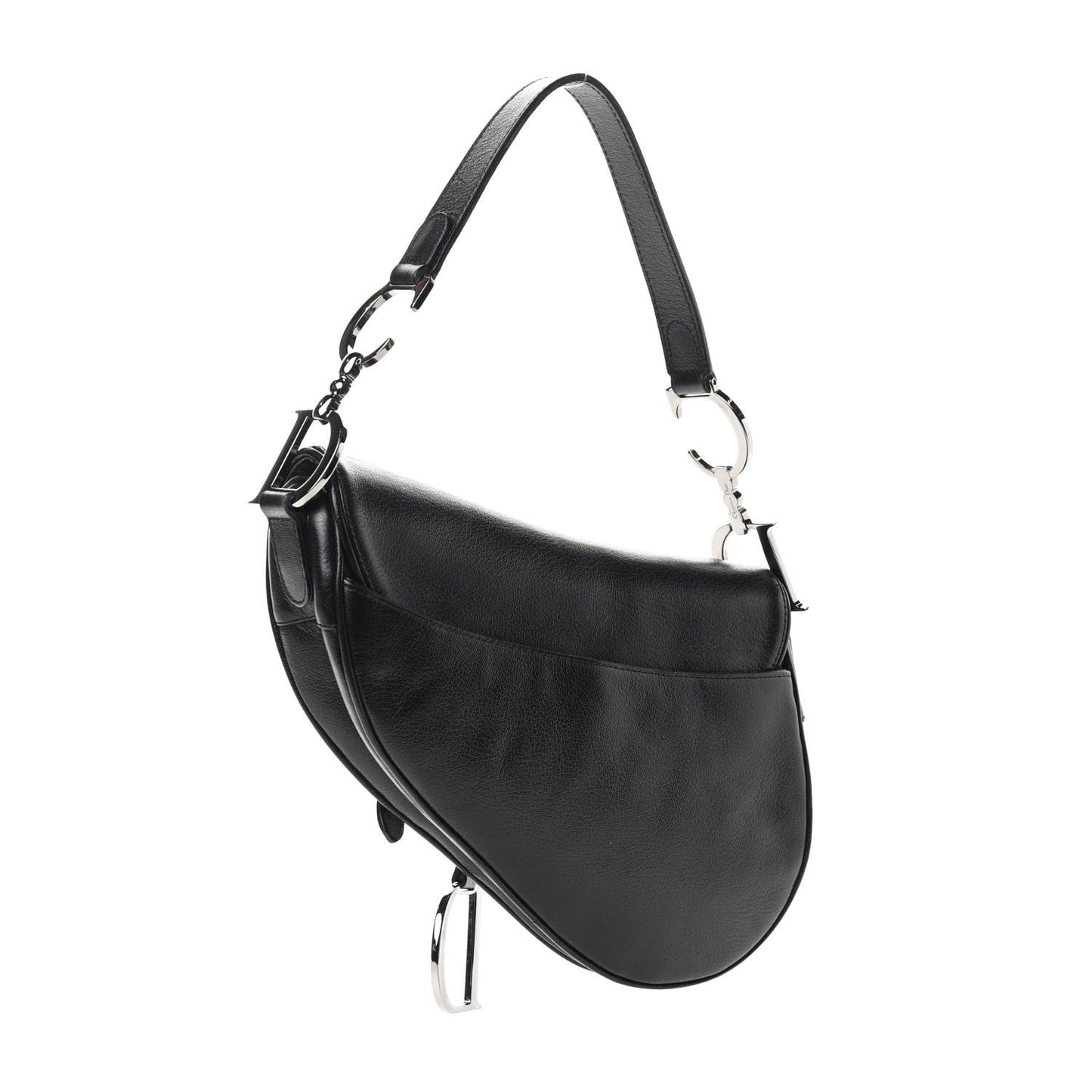 Calfskin Saddle Bag Black