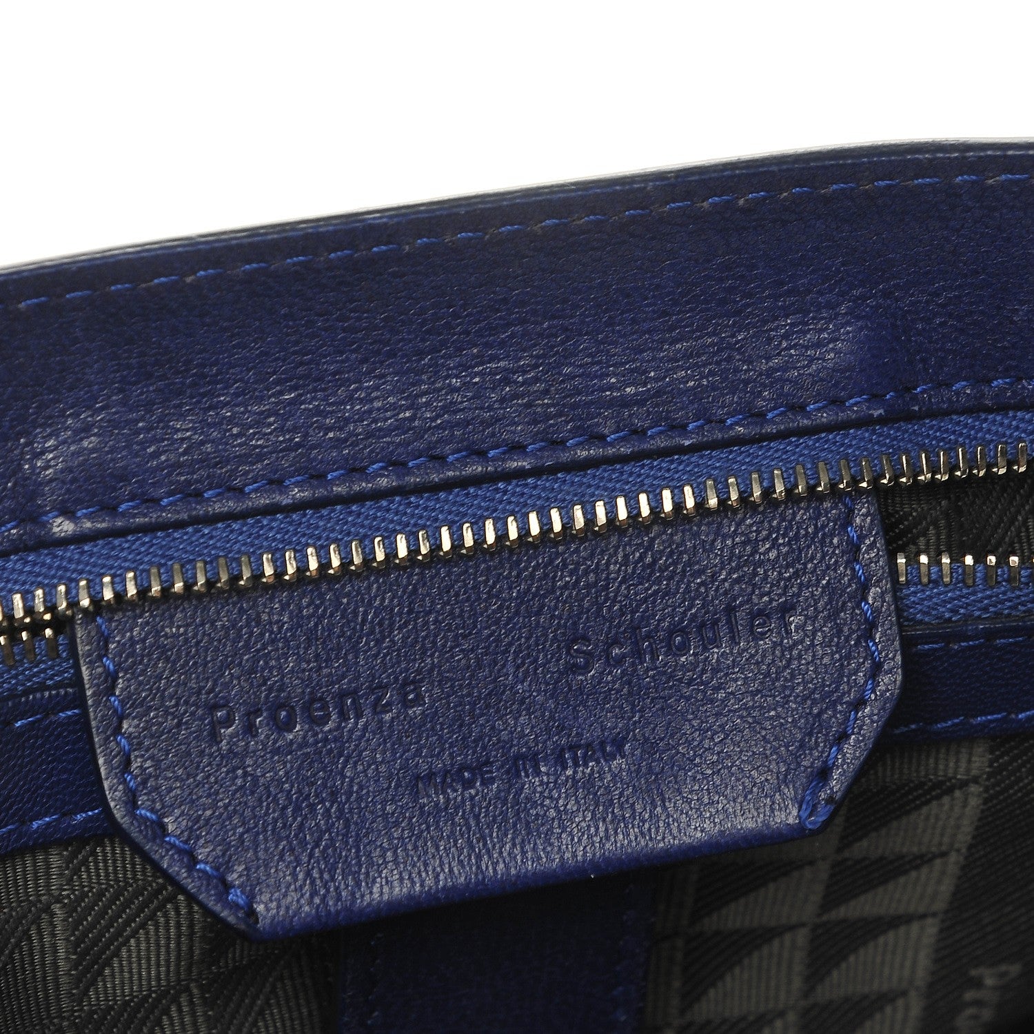 Proenza Schouler Lambskin Medium PS1 Satchel Cobalt Blue 7 of 8