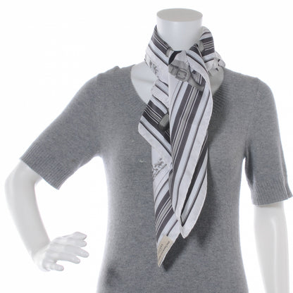 Hermes Silk Couvertures et Tenues de Jour Comme des Garcons Scarf 90 2 of 6