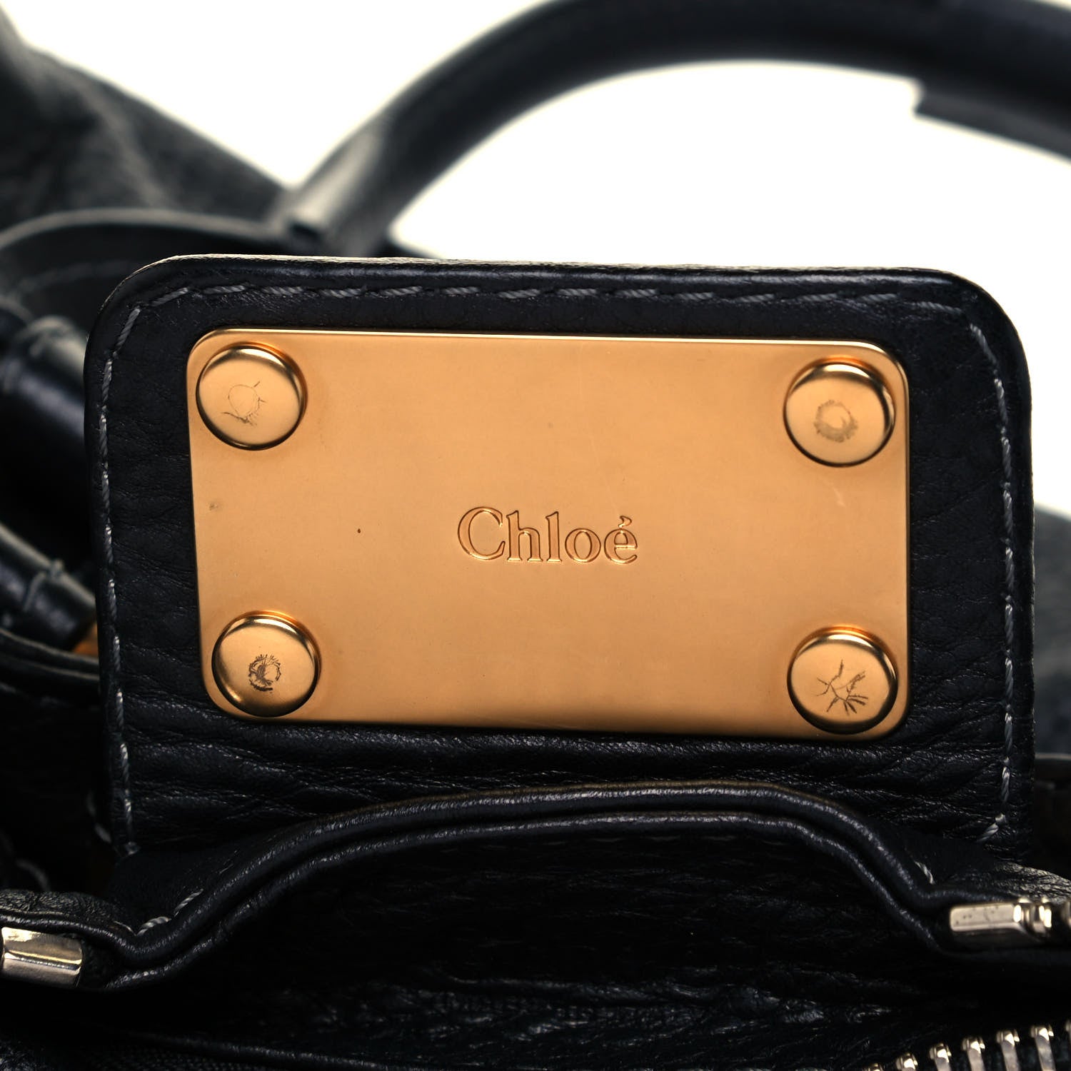 Chloe Calfskin Medium Paddington Satchel Black 8 of 8