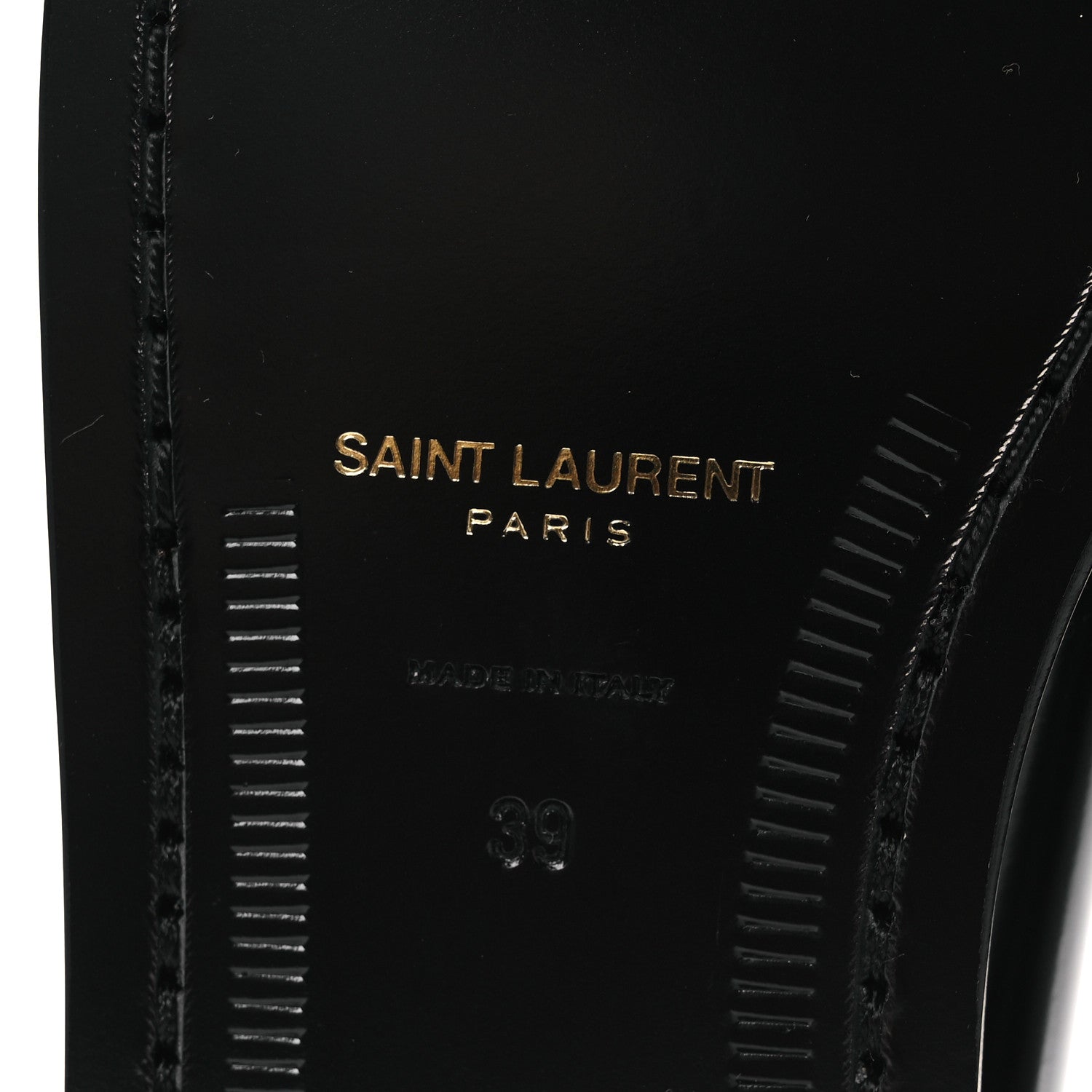 Saint Laurent Magnum Calfskin Le Loafer 15 Moccasin  39 Black 8 of 13