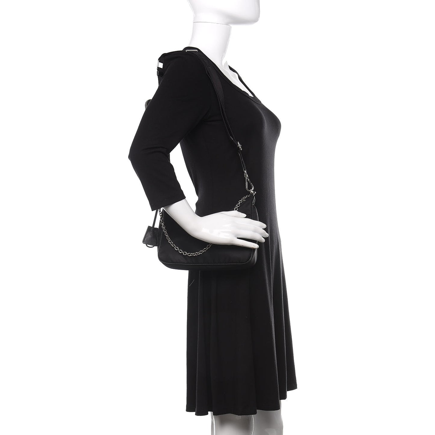 Nylon Re-Edition 2005 Shoulder Bag Black