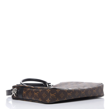 Louis Vuitton Monogram Macassar Porte-Documents Voyage PM 4 of 10