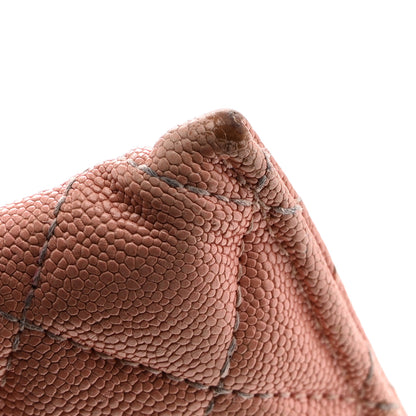 Chanel Caviar Quilted Boy Card Holder Light Pink 9 of 11