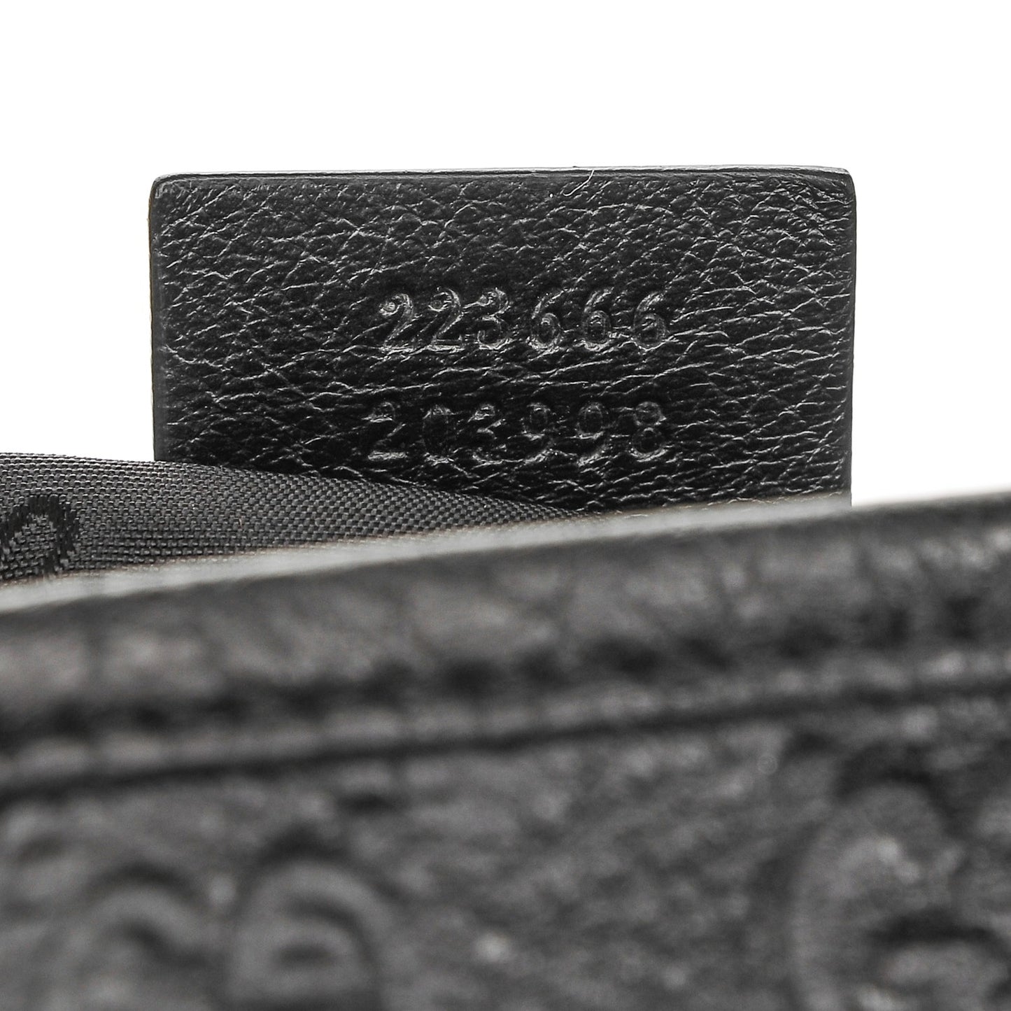 Guccissima Small Flap Messenger Bag Black