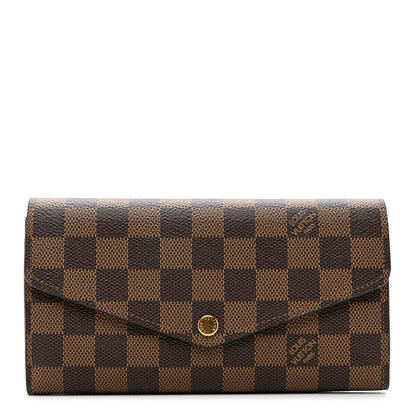 Louis Vuitton Damier Ebene Sarah Wallet NM 1 of 6