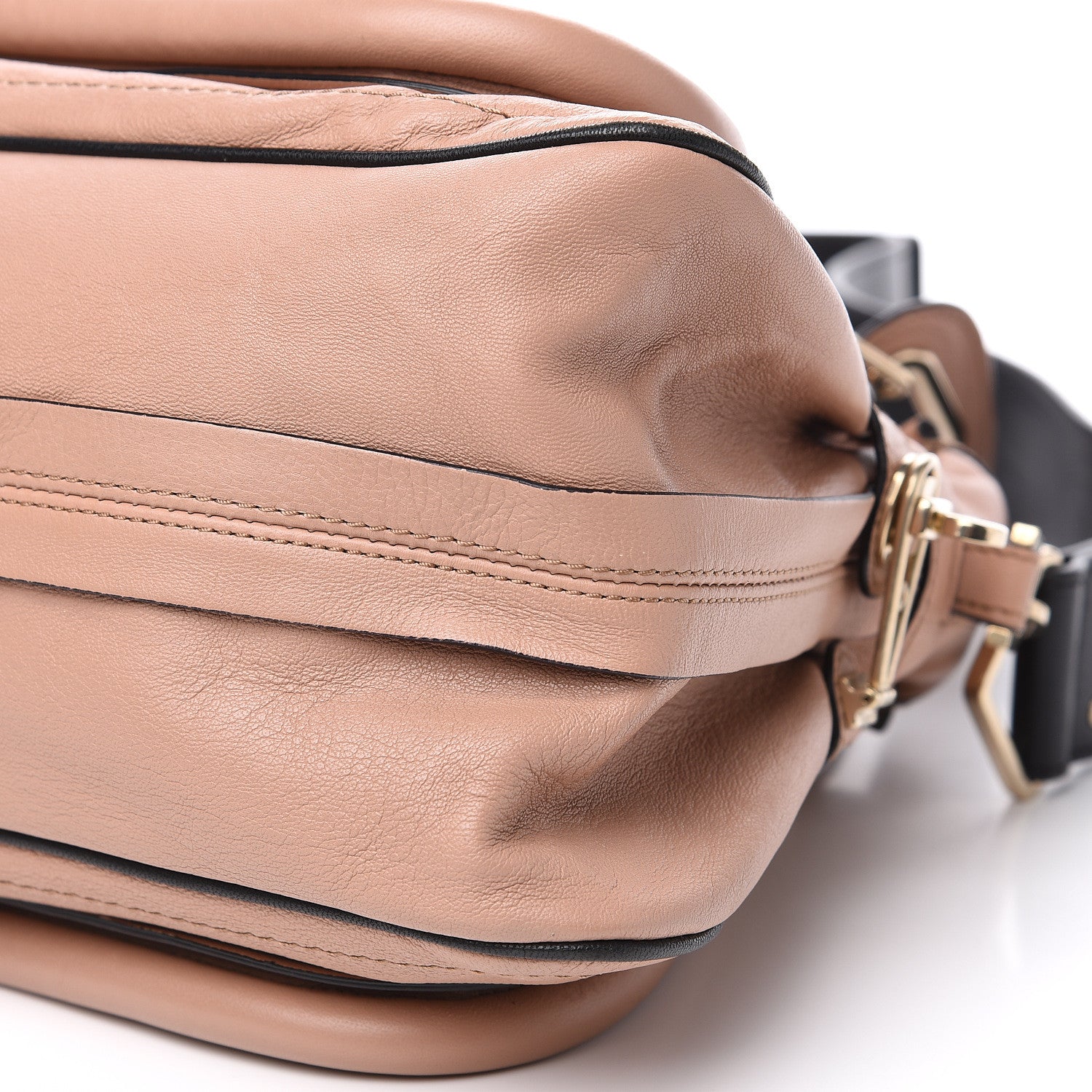 Chloe Calfskin Medium Military Paraty Nude Black 8 of 12