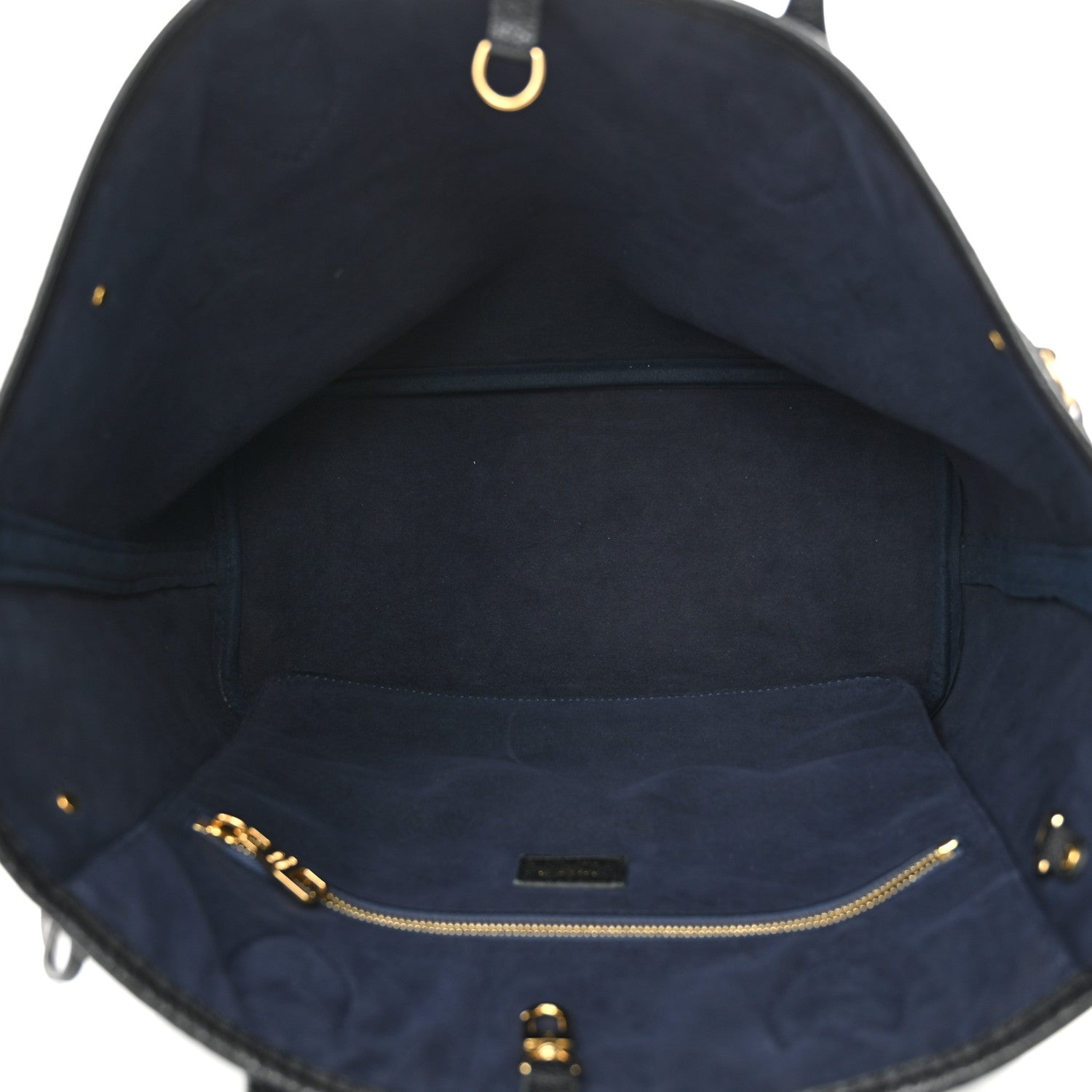Louis Vuitton Empreinte Monogram Giant Neverfull MM Black 6 of 14