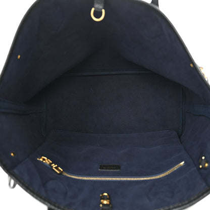 Louis Vuitton Empreinte Monogram Giant Neverfull MM Black 6 of 14