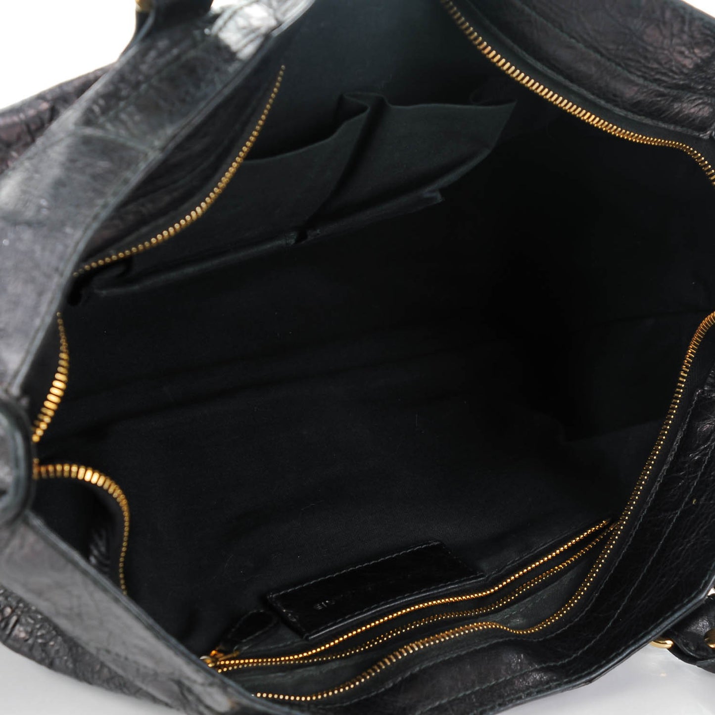 Agneau Giant 12 Gold Hardware Part Time Black