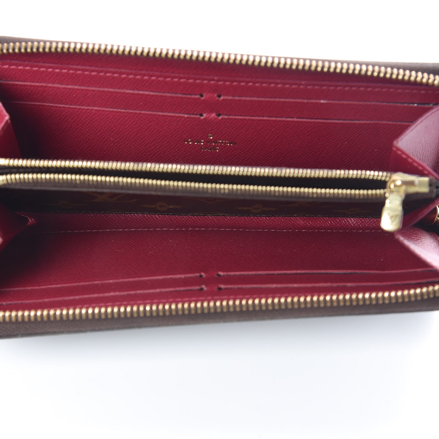 Louis Vuitton Monogram Clemence Wallet Fuchsia 5 of 6