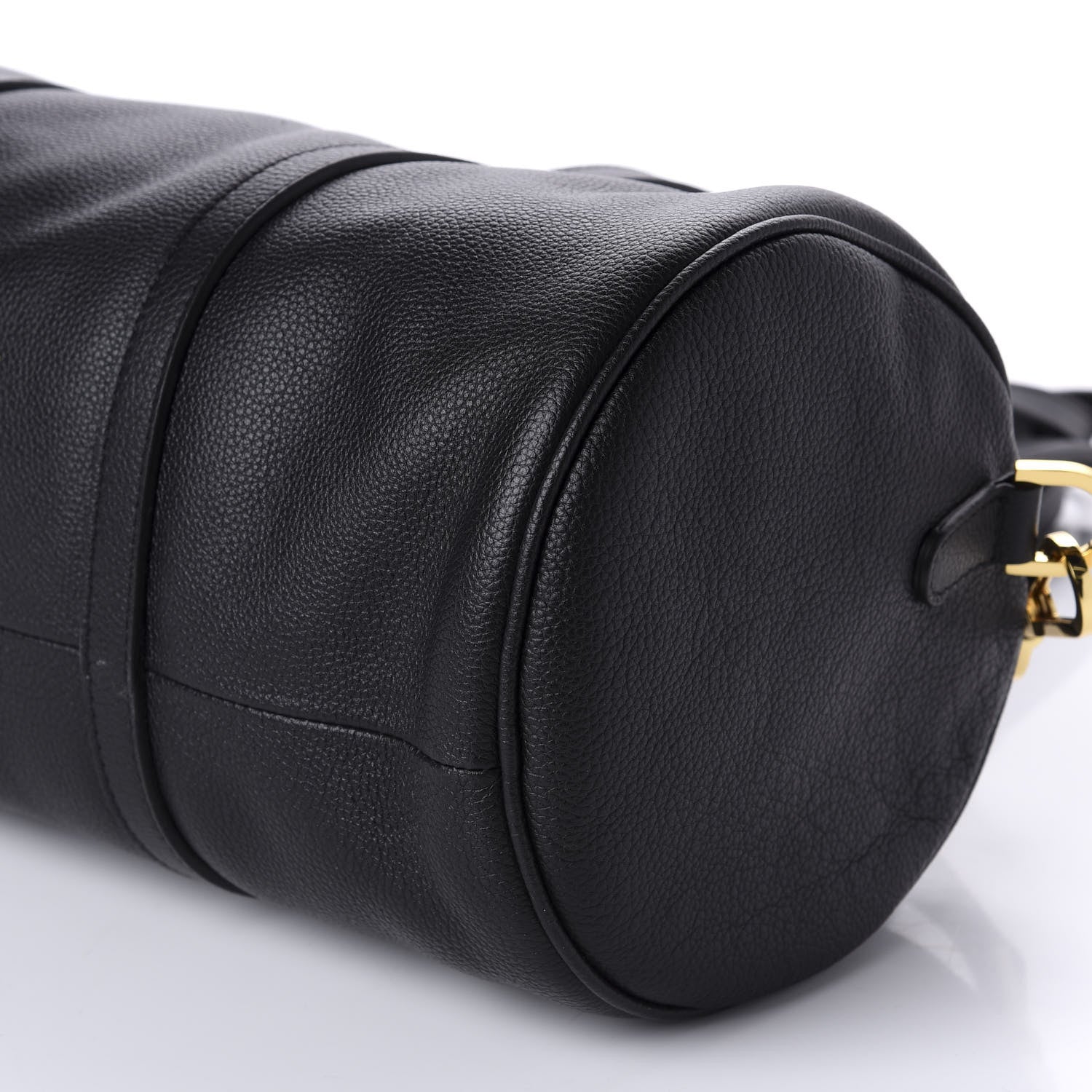 Mansur Gavriel Pebbled Calfskin Mini Duffel Bag Black 8 of 10