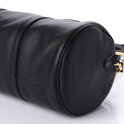 Mansur Gavriel Pebbled Calfskin Mini Duffel Bag Black 8 of 10