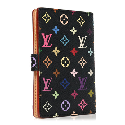 Louis Vuitton Monogram Multicolor Carnet de Bal Mini Agenda Cover Black 3 of 7