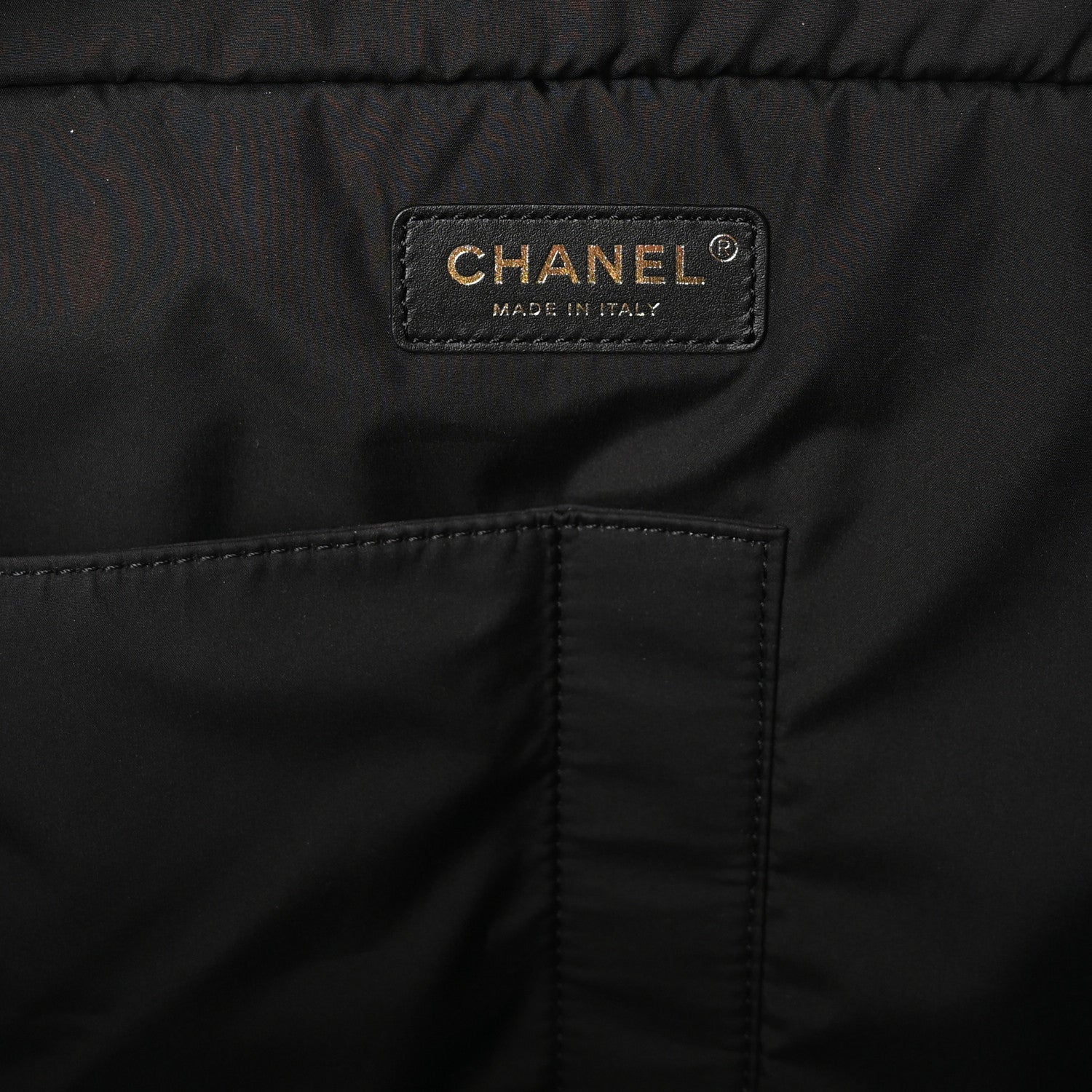 Chanel Shiny Grained Calfskin Quilted Large Travel Bowling Bag Black 5 of 9