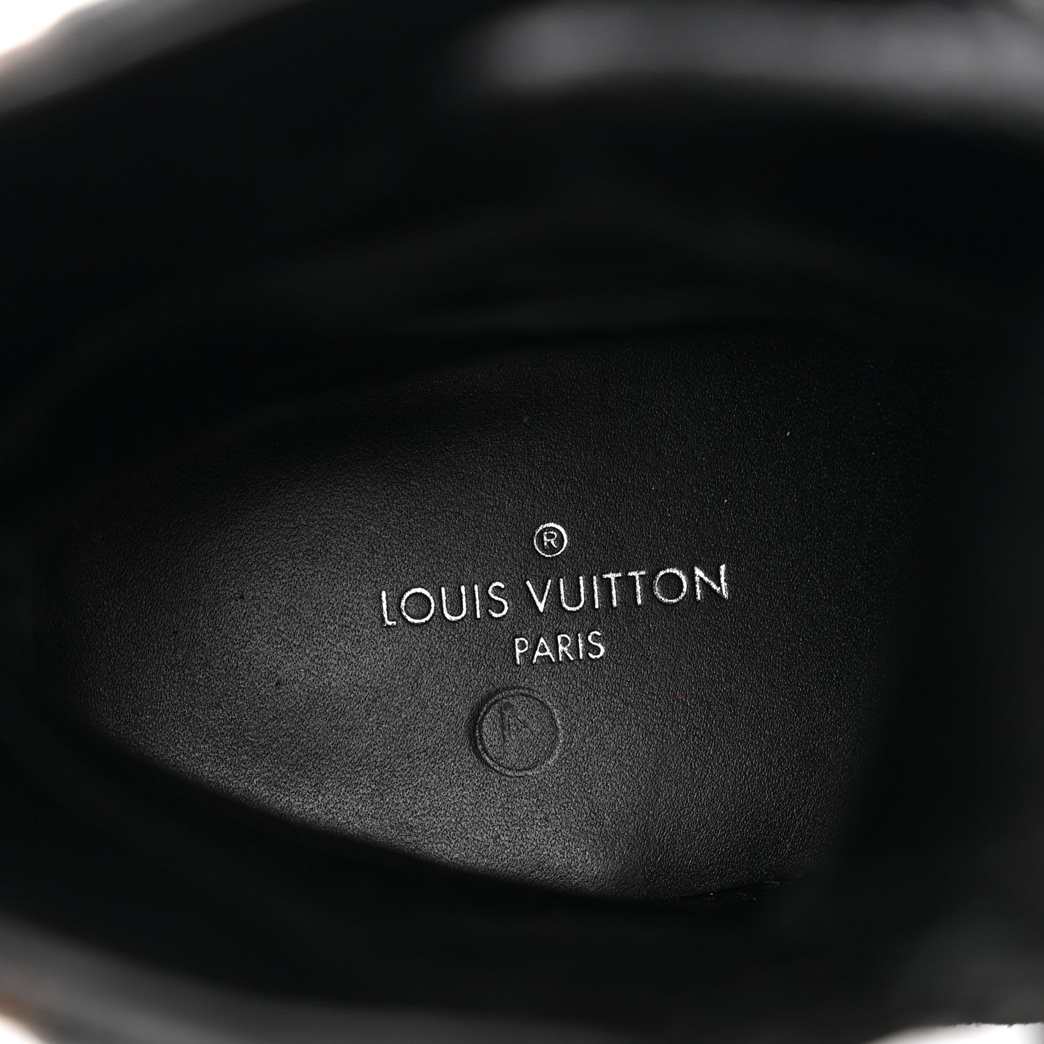 Louis Vuitton Suede Calfskin Monogram LV Black Heart Laureate Platform Desert Boots 35 Black 8 of 9