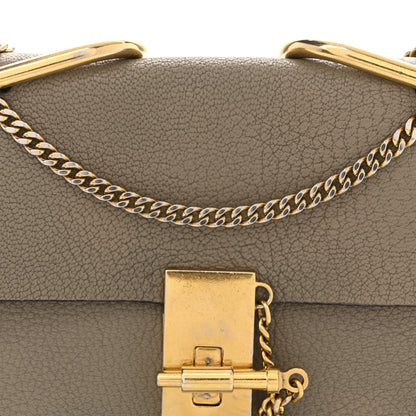 Chloe Grained Lambskin Mini Drew Shoulder Bag Motty Grey 8 of 11
