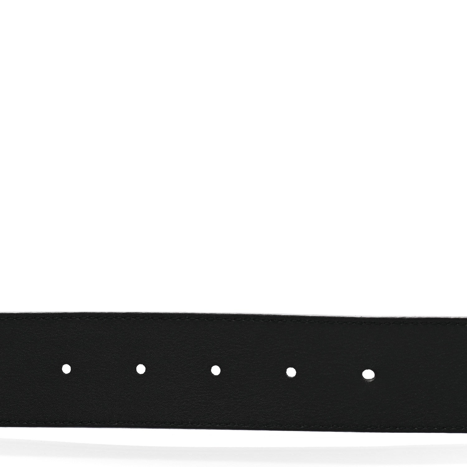 Gucci Textured Calfskin Double G 40mm Belt 95 38 Black 5 of 6