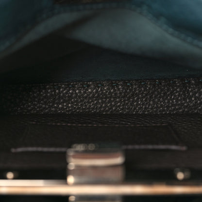 Fendi Cuoio Romano Elaphe Selleria Lace Up Bi-Color Mini Peekaboo Iconic Satchel Amazzonia 5 of 10