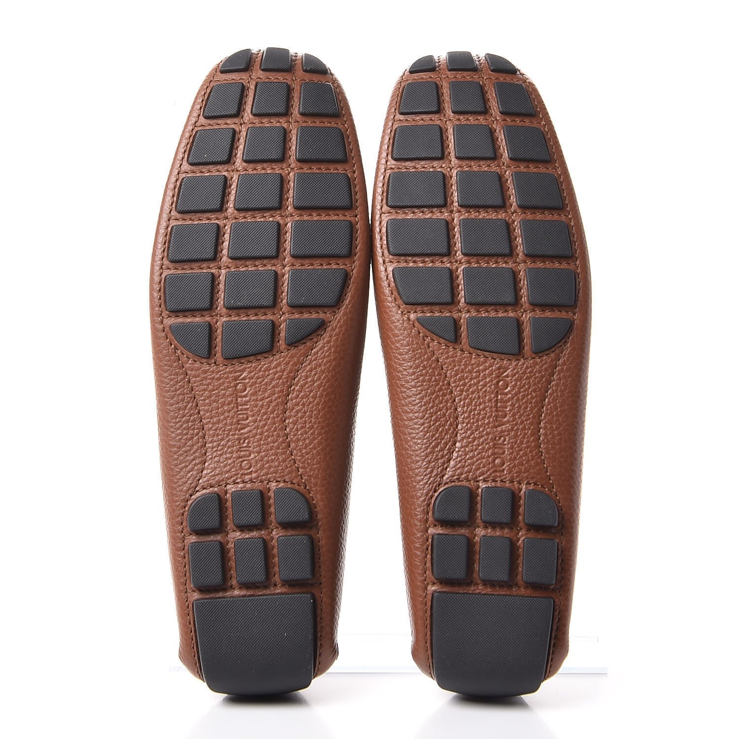 Louis Vuitton Calfskin Monte Carlo Moccasin Loafers 10.5 Cognac 5 of 7