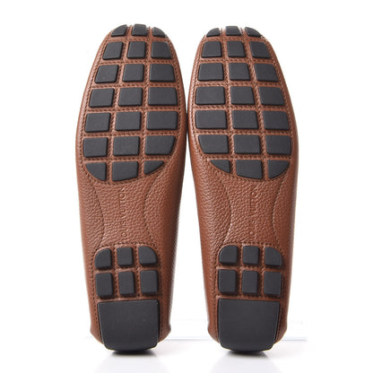 Louis Vuitton Calfskin Monte Carlo Moccasin Loafers 10.5 Cognac 5 of 7