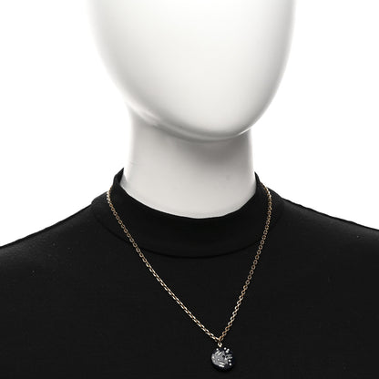 Chanel Resin Pearl CC Necklace  Gold Black 2 of 6