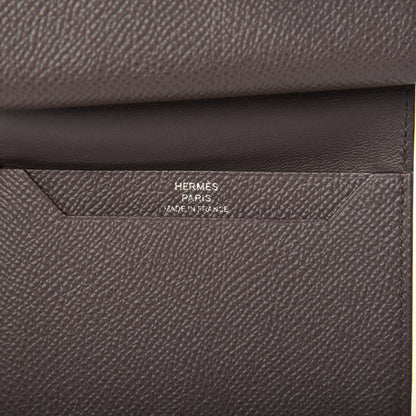 Hermes Epsom Mini Bearn Wallet Etain 6 of 12