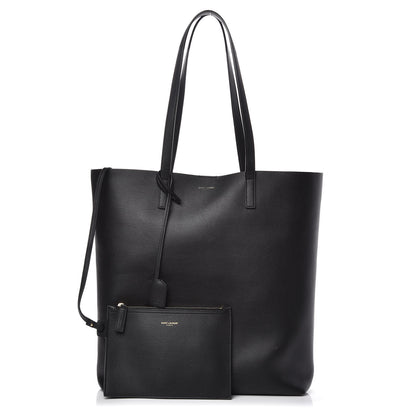 Saint Laurent Calfskin Medium Shopping Tote Black 3 of 12