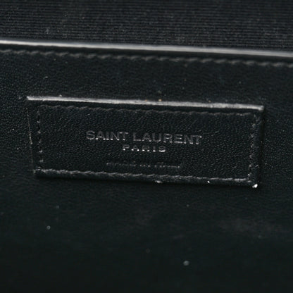 Saint Laurent Croc Calfskin Embossed Medium Uptown Tote Black 6 of 11