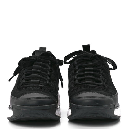 Chanel Velvet Calfskin Mixed Fibers CC Sneakers 39 Black 2 of 9