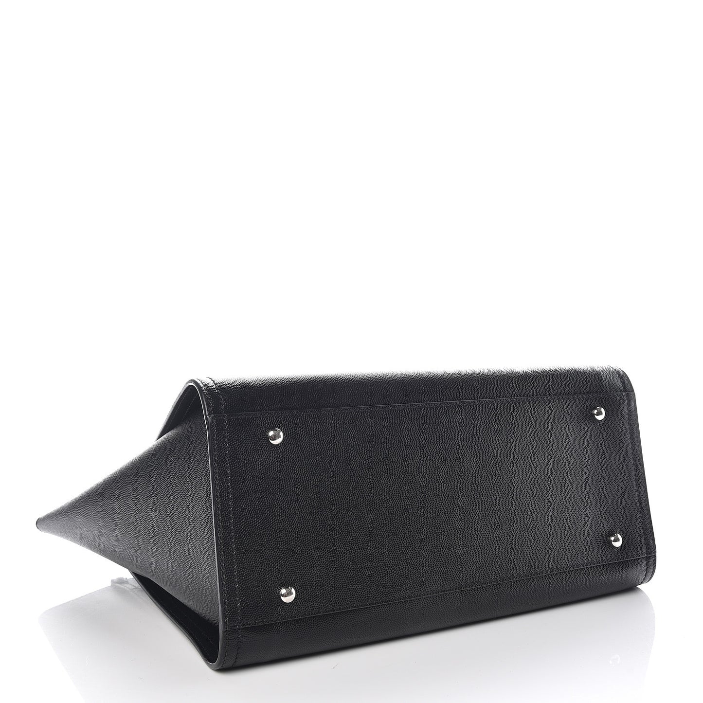 Caviar Small Studded Deauville Tote Black