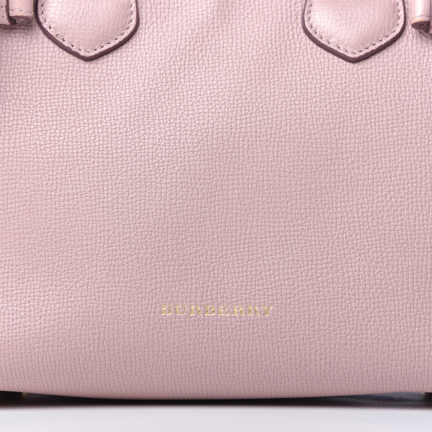Burberry Grainy Calfskin House Check Small Banner Tote Pale Orchid 10 of 16