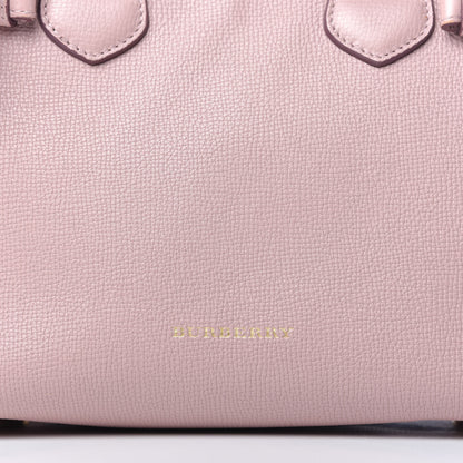 Burberry Grainy Calfskin House Check Small Banner Tote Pale Orchid 10 of 16